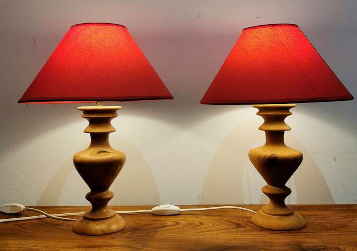 Paire de lampes